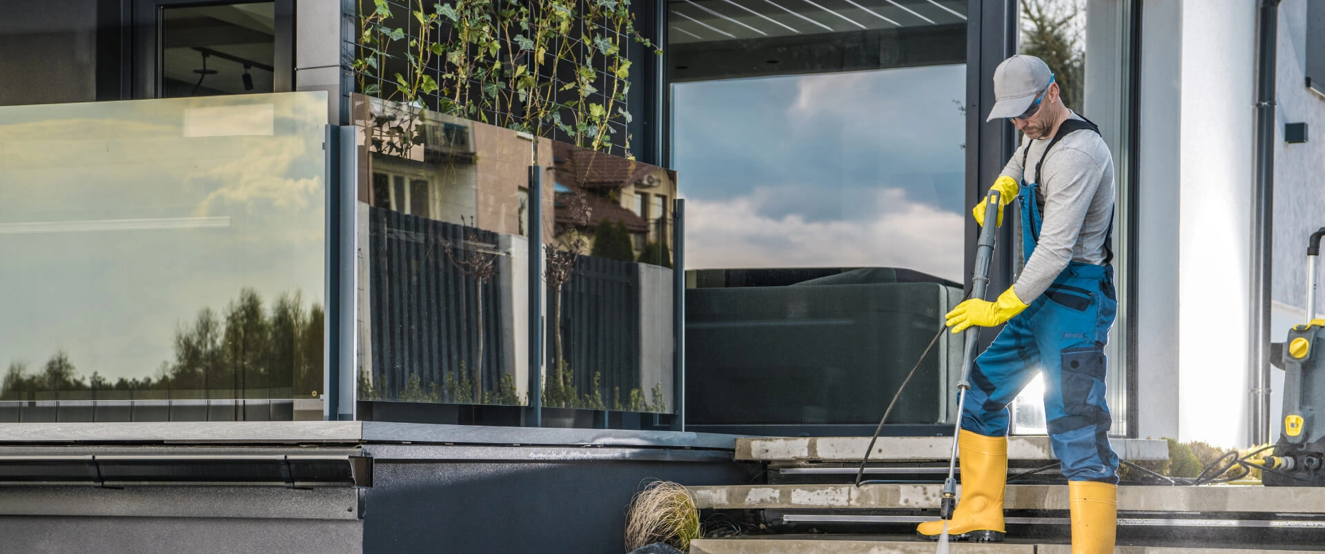 Professional pressure washing service gallery image